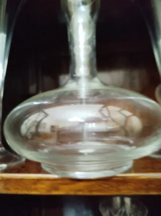 Caraffa/AnforaMurano con 2 Calici più Ampolla