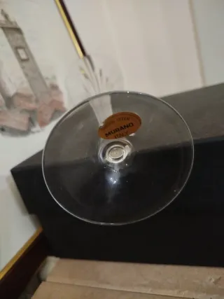 Caraffa/AnforaMurano con 2 Calici più Ampolla