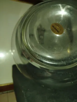 Caraffa/AnforaMurano con 2 Calici più Ampolla