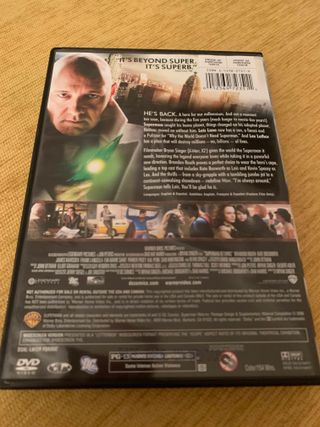 DVD de Superman Returns firmado por Brandon Routh