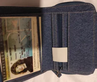 Monedero/Billetera BME imitación vaquero