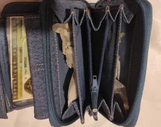 Monedero/Billetera BME imitación vaquero