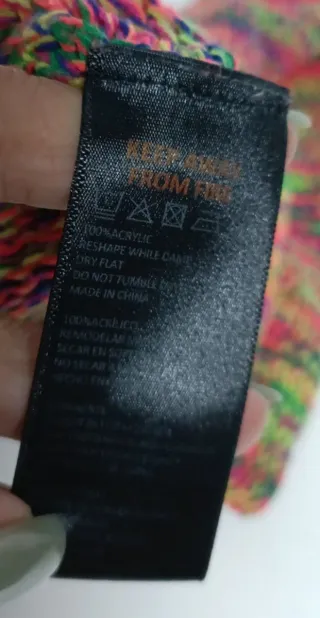 Crop Top Urban Outfitters Multicolor Talla M