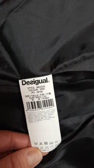 Abrigo Desigual estampado