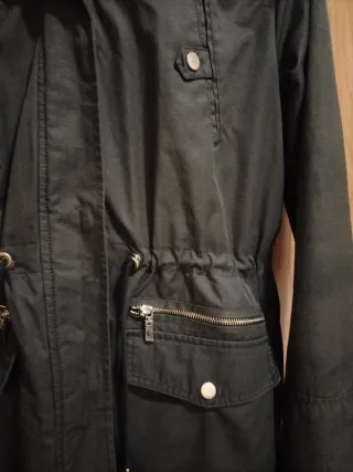 Trenca mujer verde militar