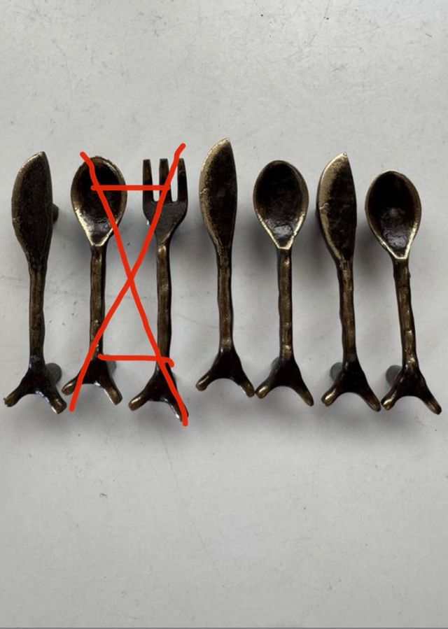 Tiradores Bronce Cubiertos