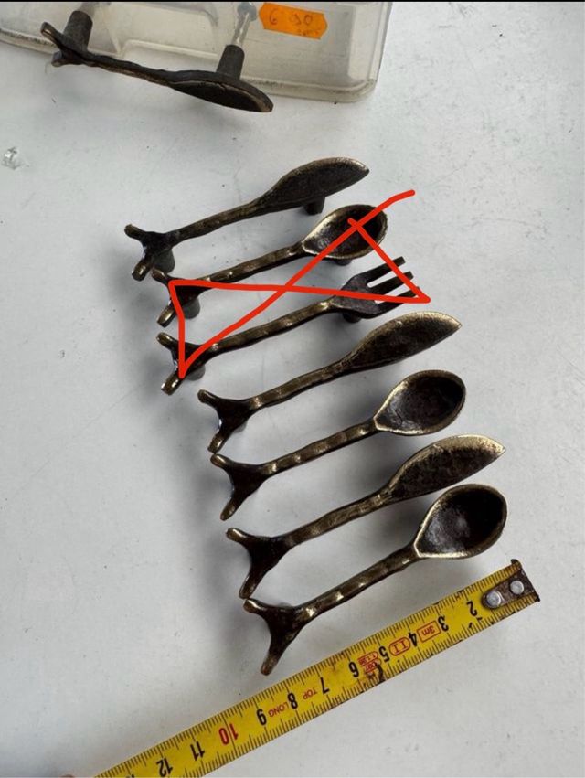 Tiradores Bronce Cubiertos