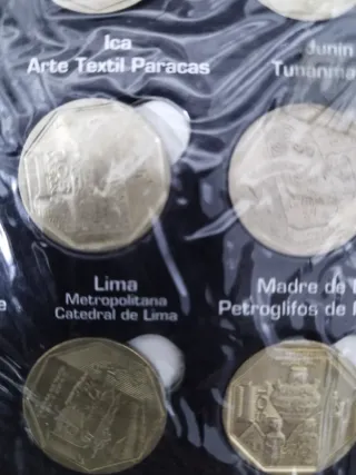 Álbum Monedas Riqueza y Orgullo Perú