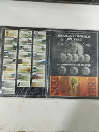 Álbum Monedas Riqueza y Orgullo Perú