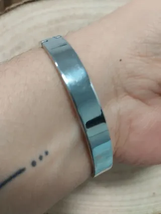 Pulsera Acero Esmaltada Ojo Turco