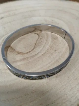 Pulsera Acero Esmaltada Ojo Turco