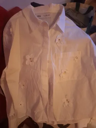 Lote camisas Zara talla 11,12 niña y dos pantalone