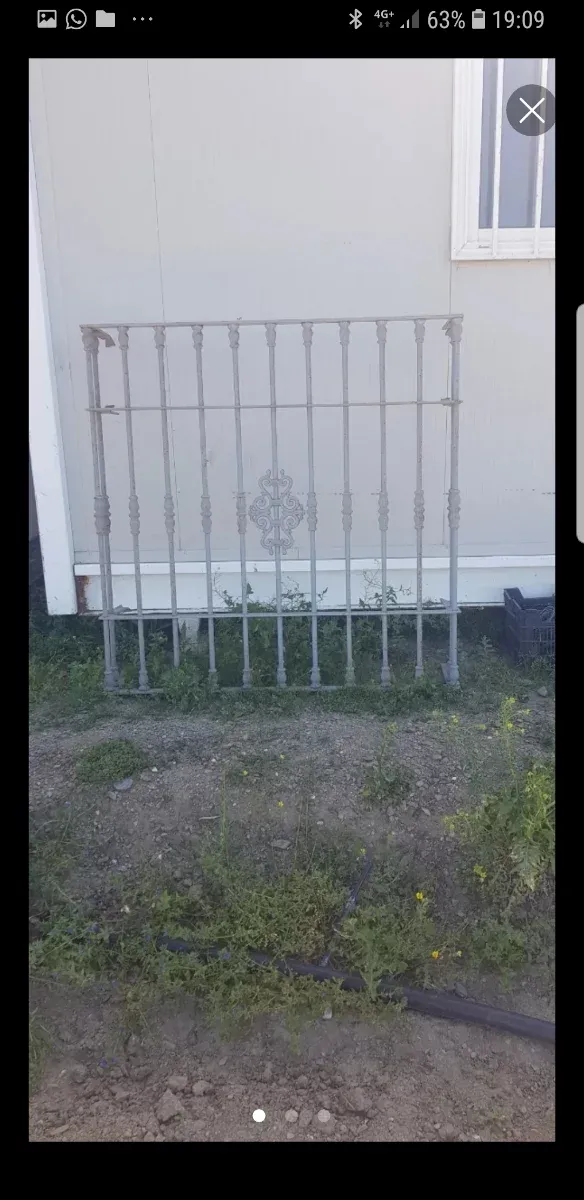 Reja de hierro macizo 120 x 120 cm