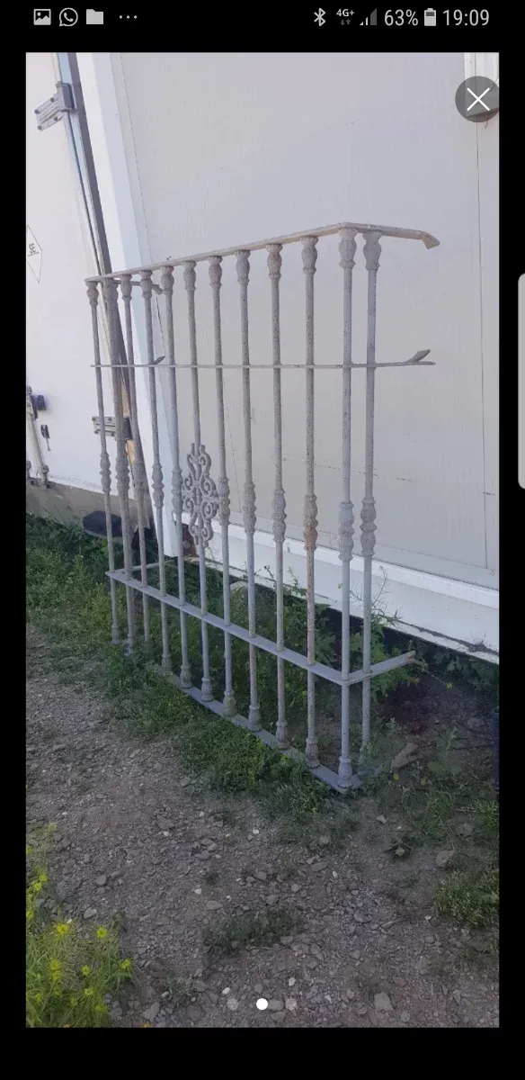 Reja de hierro macizo 120 x 120 cm