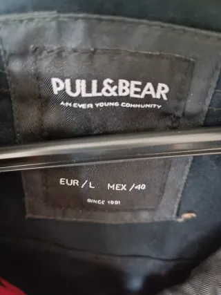 Chubasquero Parka Hombre Pull&Bear Talla L