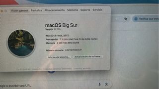 iMac Apple Plata big sur