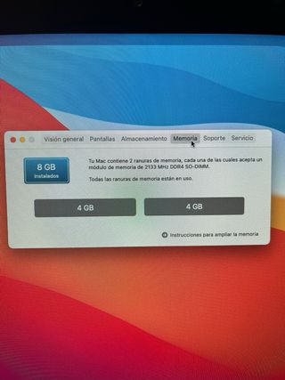 iMac Apple Plata big sur