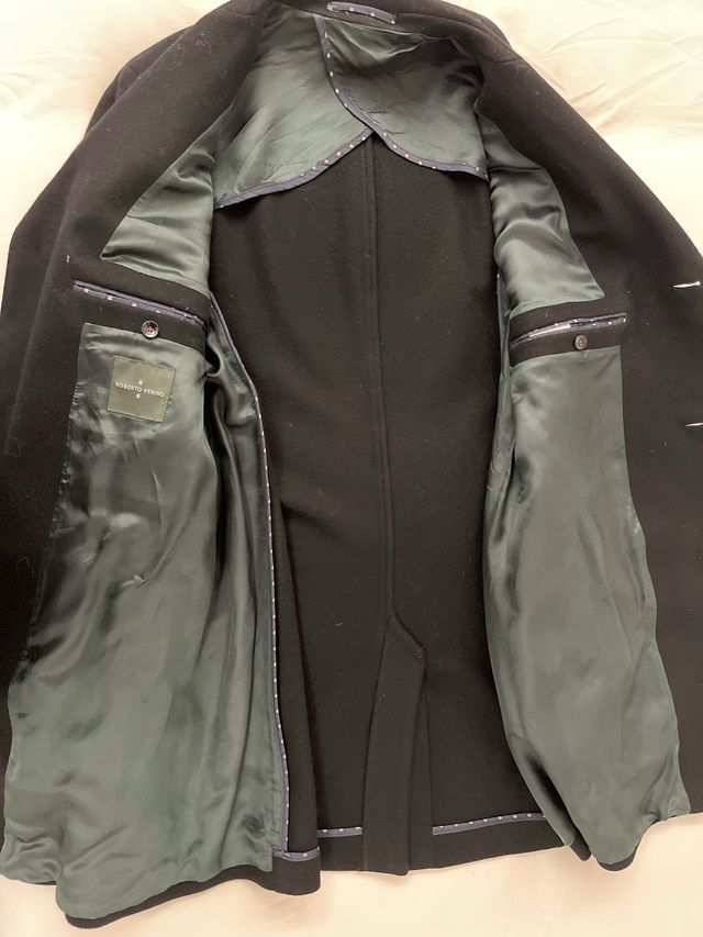 Abrigo Lana Roberto Verino Negro