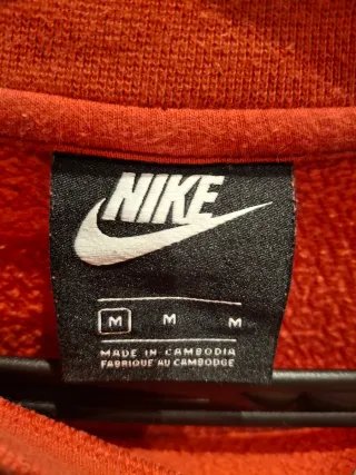 Sudadera Nike Air Roja Talla M