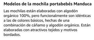 Mochila Porta Bebé Manduca Mandala