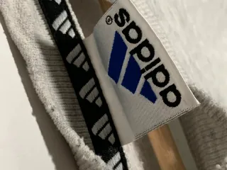 Sudadera Adidas vintage, jersey retro Y2K gris