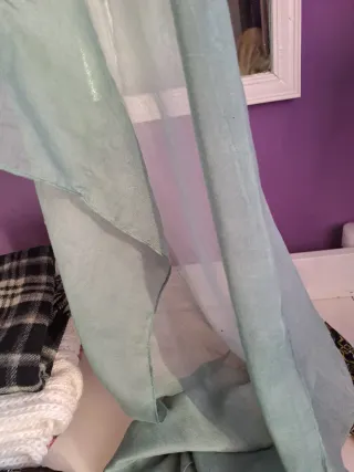 Sciarpa Calliope donna verde acqua