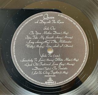 Queen - A Day At The Races LP