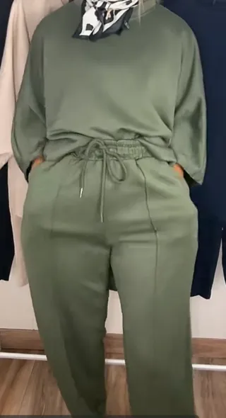 Chaqueta azul peluda talla única