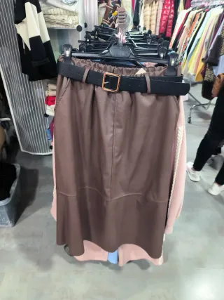 Chaqueta azul peluda talla única