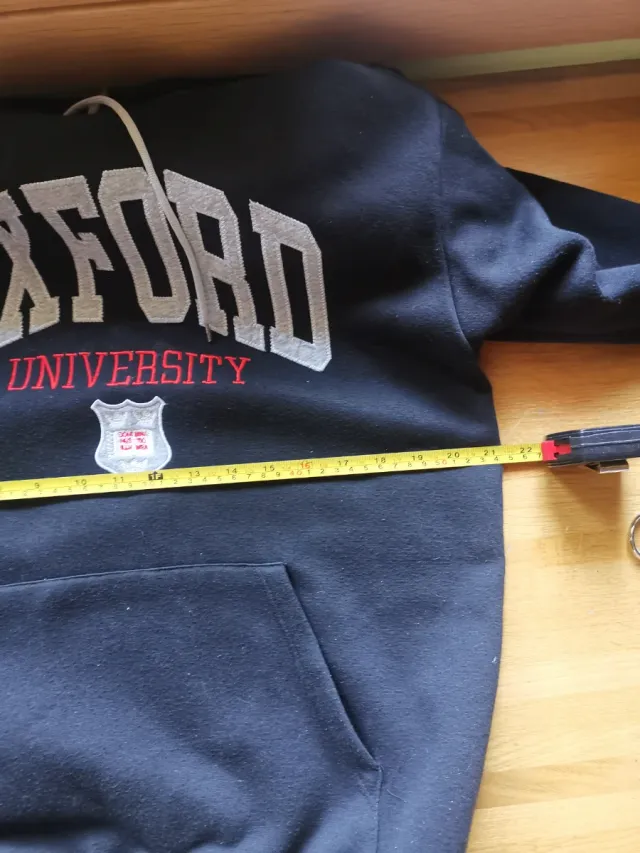 Sudadera Oxford University Negra