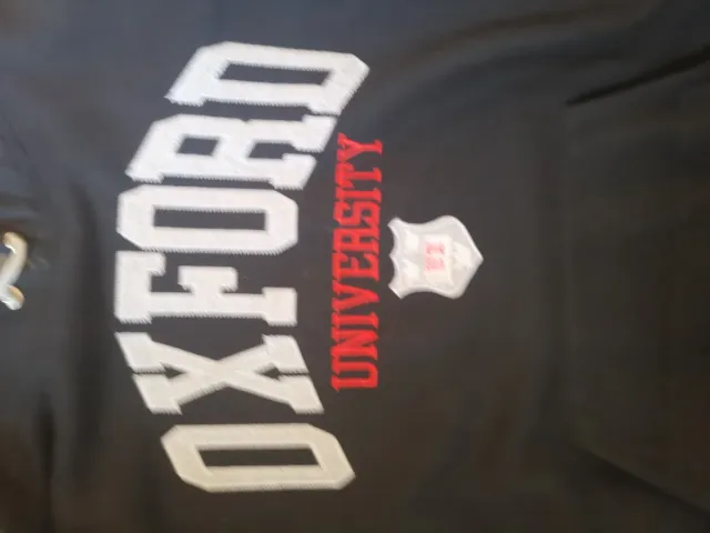 Sudadera Oxford University Negra