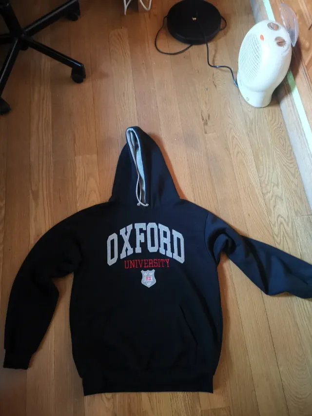 Sudadera Oxford University Negra