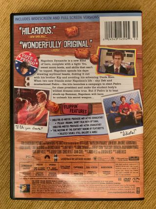 DVD de Napoleon Dynamite firmado por Efren Ramirez