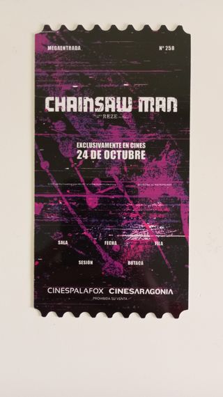Megaentrada Chainsaw Man La película Reze