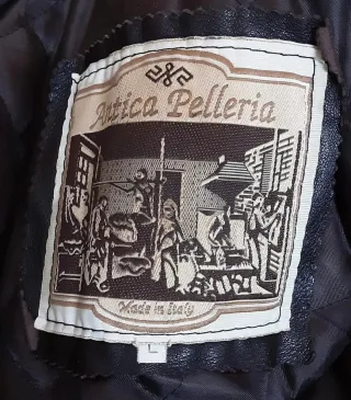 Giubbotto Pelle Invernale Marrone L