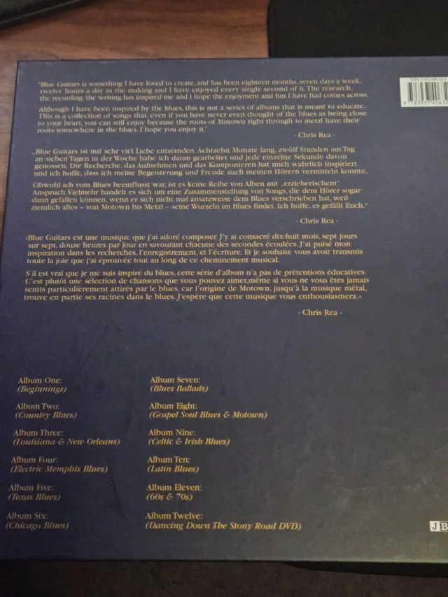 Chris Rea Blue Guitars