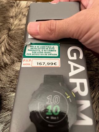 Reloj Garmin Negro