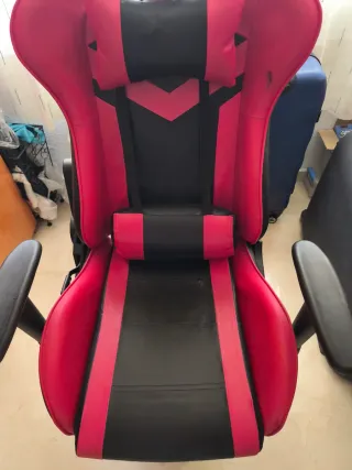 Silla Gaming Nplay Roja y Negra