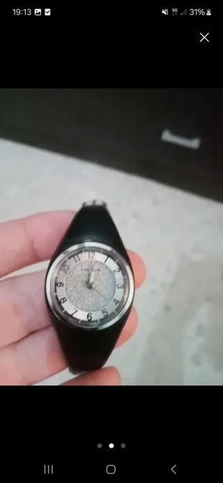 Reloj Calypso Negro y Plateado