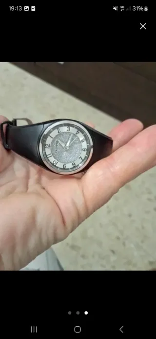 Reloj Calypso Negro y Plateado