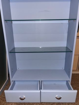 Estantería baño azul clarito (colgante o no)