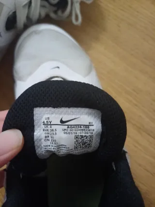 Zapatillas Balonmano Nike Blancas