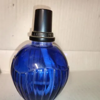 Lampara Berger Botella Cristal Azul