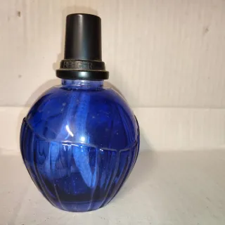 Lampara Berger Botella Cristal Azul