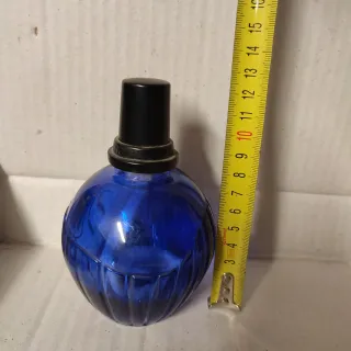 Lampara Berger Botella Cristal Azul