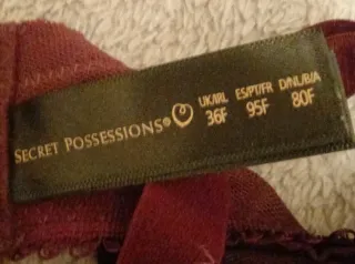 Sujetador Secret Possession Morado Encaje