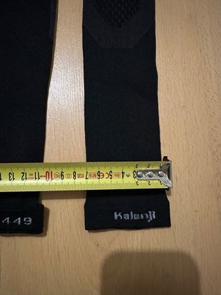 Calentadores mangas Kalenji negros Talla M