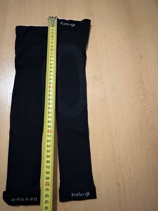 Calentadores mangas Kalenji negros Talla M