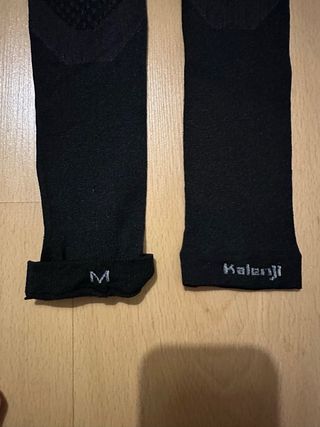 Calentadores mangas Kalenji negros Talla M