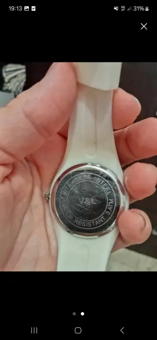 Reloj V&L Acero Inoxidable Resistente al Agua